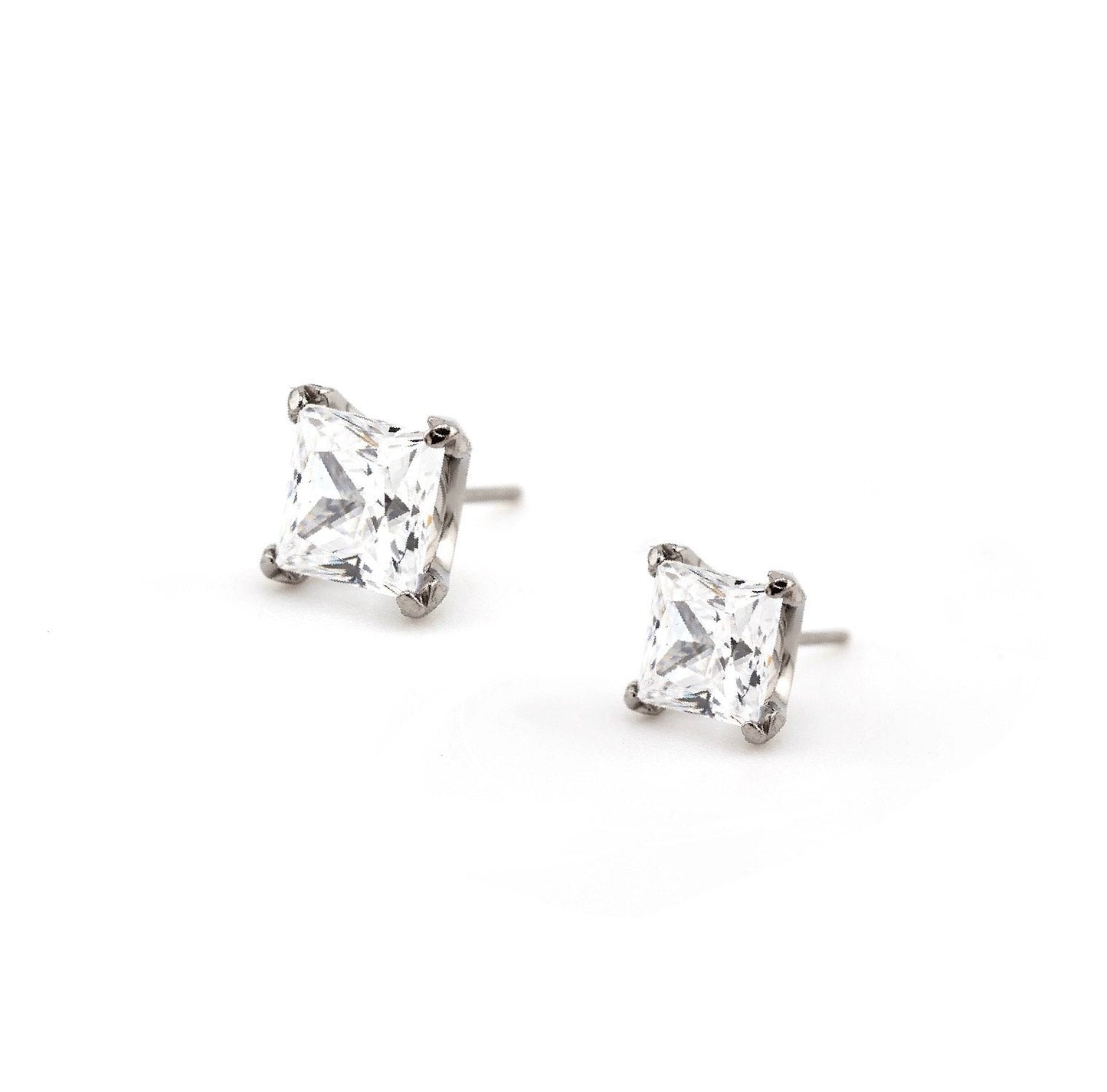 Titanium Princess Cut Prong