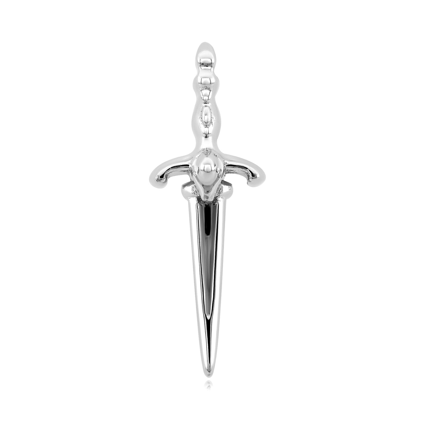 Majestic Sword 14k gold threadless body piercing jewelry