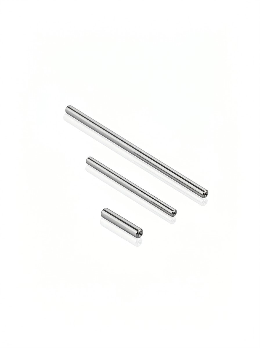 Titanium Straight Barbell - Shaft Only - Threadless