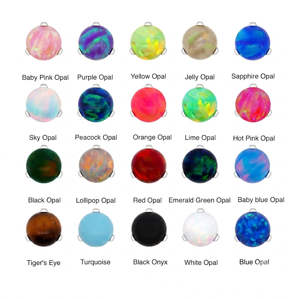 Titanium Sphere 3-Prong Set