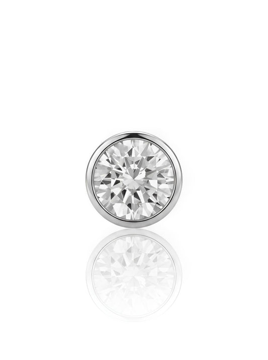 Titanium Bezel Set Gem