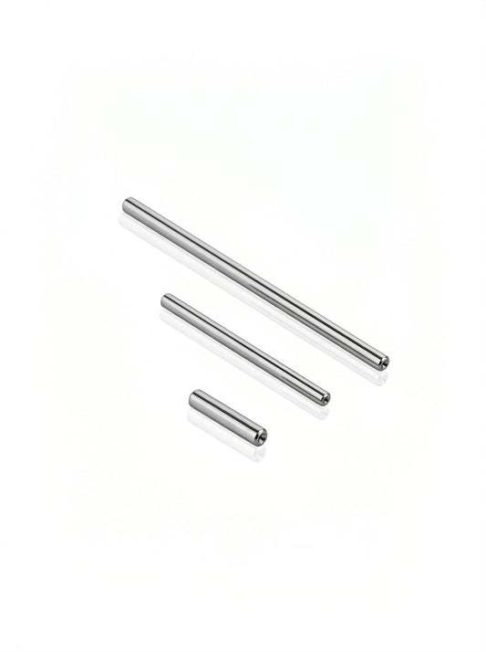 Titanium Straight Barbell - Shaft Only - Threadless