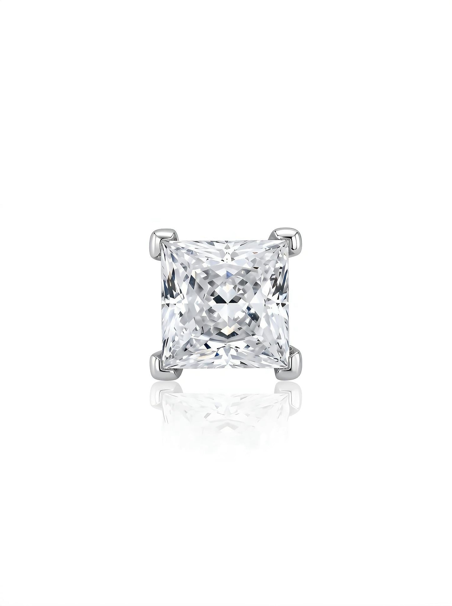 Titanium Princess Cut Prong